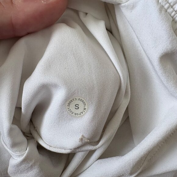 Lululemon Athletic Pace Breaker Lined Short 7” White Men’s Size S - Picture 9 of 9